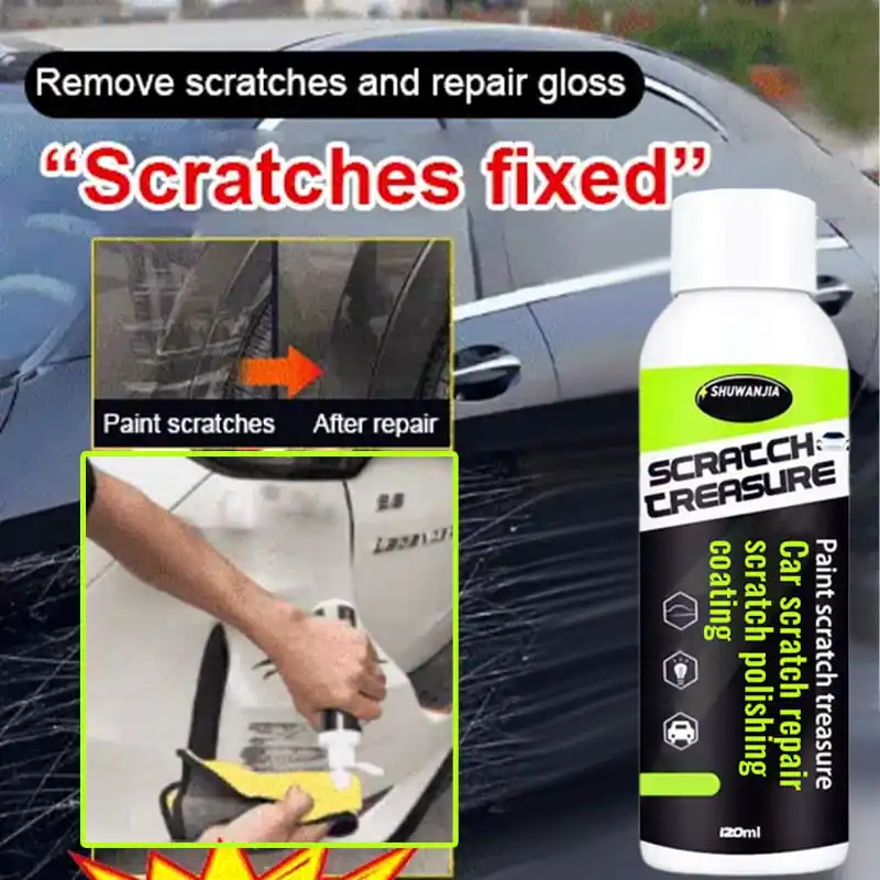 Car Scratch Repair Scratch Polishing Coating 120ml Car Paint Care Polishing Scratches Repairing Swirl Remover Coating Restore