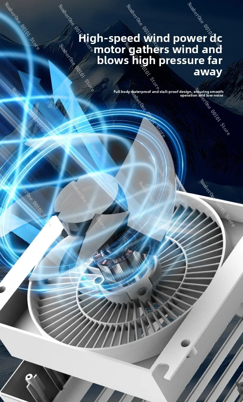 3-Hole Spray Cooling Fan USB Desktop Water Cooling Air Conditioning Fan Household Small Large Wind Power Colorful Electric Fan