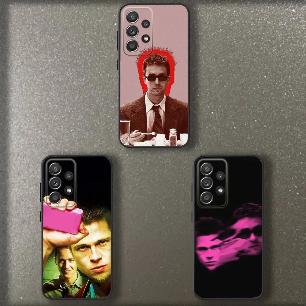 

Film F-Fights C-Club Phone Case For Samsung S 25,24,23,22,30,21,10,9,Ultra,Plus,Lite,FE,4,5 G Soft Black Case