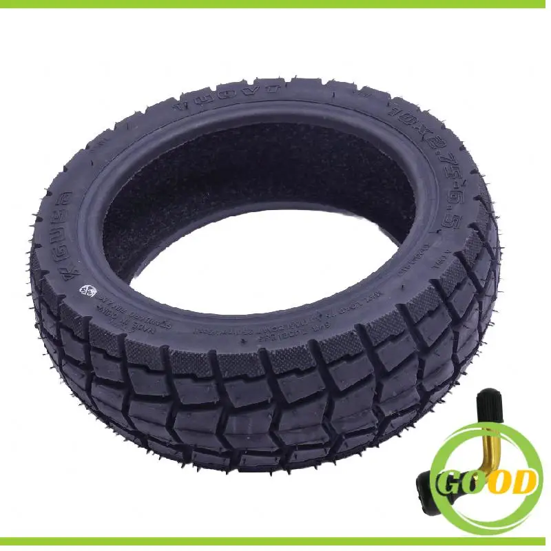 

Шина 10X2.75-6.5 для самокатов Kugoo Kirin G3, Kukirin G3, KUGOO G2 PRO, высококачественная бескамерная шина с воздушным клапаном