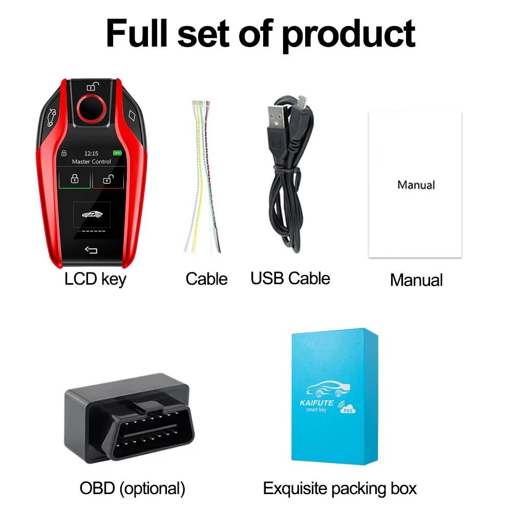 الذكية LCD عرض مفتاح السيارة ، مفتاح بعيد لسيارات BMW ، مرسيدس بنز ، هيونداي ، أودي ، كيا ، تويوتا ، هوندا ، لكزس ، لاند روفر ، فولكس فاجن ، فورد ، نيسان ، فولفو #6