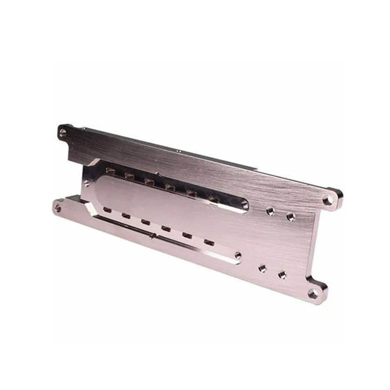 CNC machined custom stainless steel precision slide rail assembly hidden track damping slide rail
