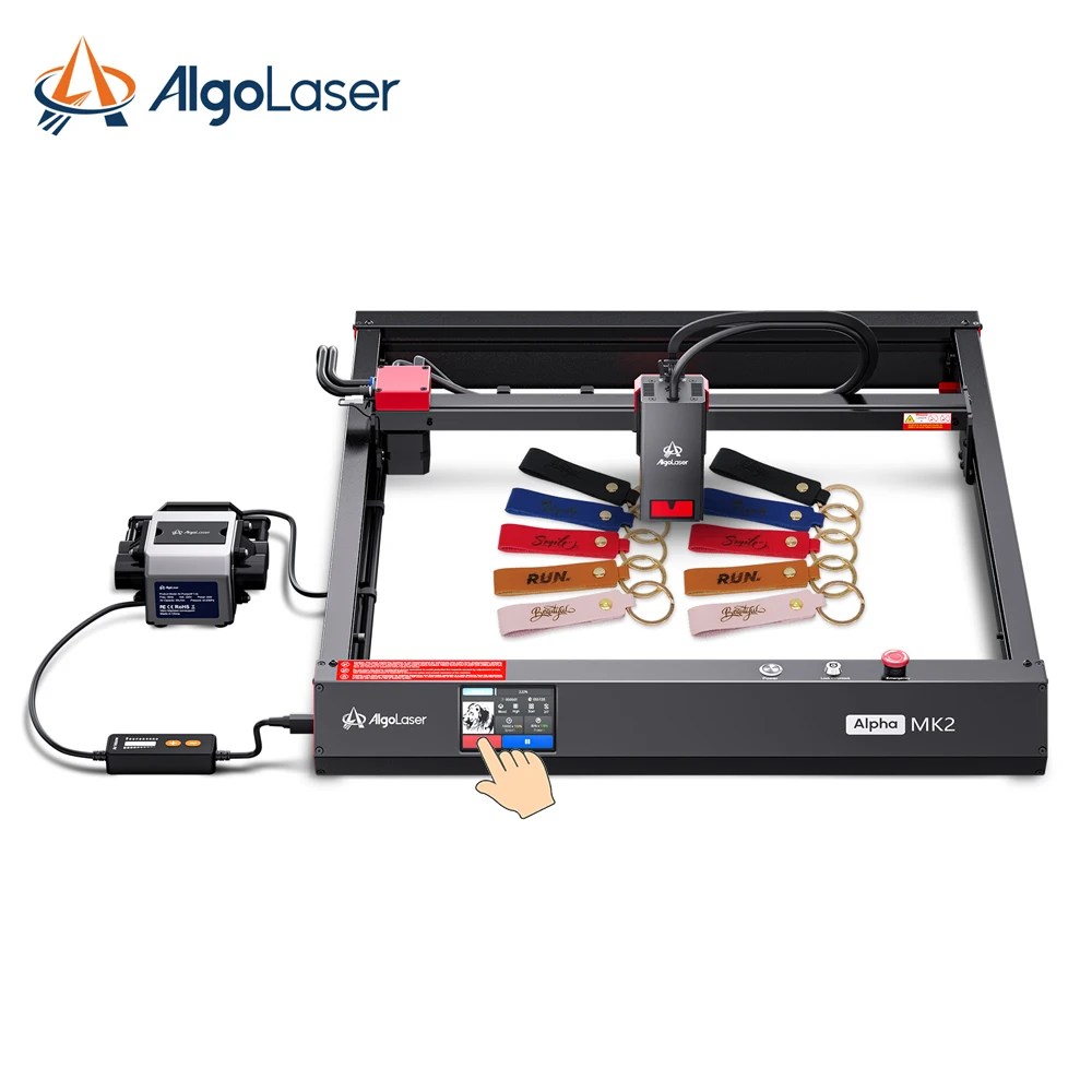 

Algolaser Alpha MK2 Laser Graving Engraver Machine Mini Portable, 20w Mini Home Laser Machine For Cutting Plastic