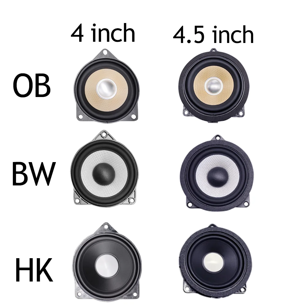Midrange Speaker Upgrade for BMW E46 E39 F10 F11 F30 F32 F34 F01 F02 E70 E87 E90 E92 E60 3 5 7 Series Car Door Audio Horn - view 2