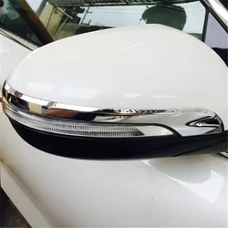 WELKINRY For Kia Sorento Prime UM 3rd Generation 2015-2020 Car Door Side Wing Rearview Mirror Turning Signal Lamp Light Trim