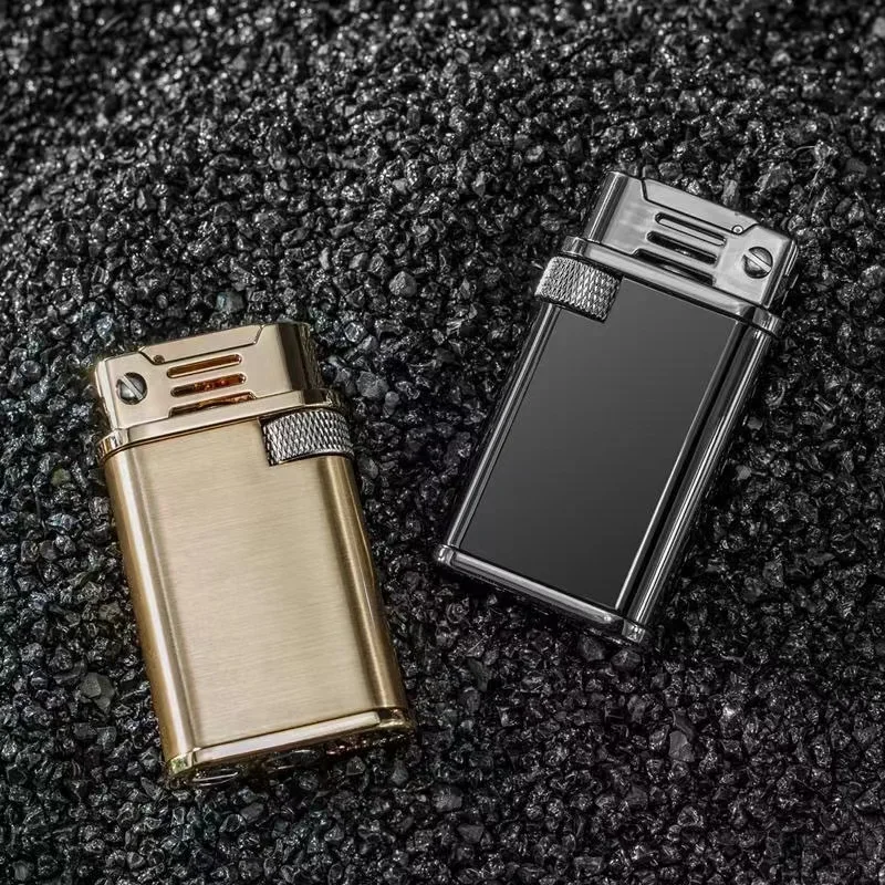 Chief Kerosene Lighter Creative Side Pulley Nostalgic Vintage Retro Kerosene Lighter Retro Cigar Lighter Cigarette Acces