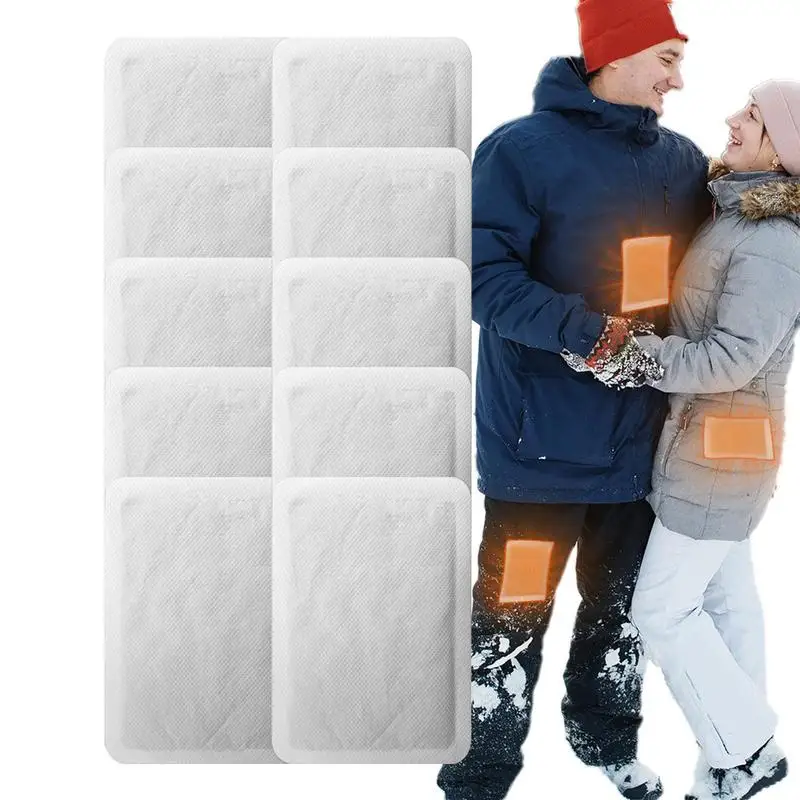 Winter Warm Patch 10pcs Winter Quick Heating Heat Patches 10 Hours Warm Keeping Patches For Outdoor Sports For Camping Traveling