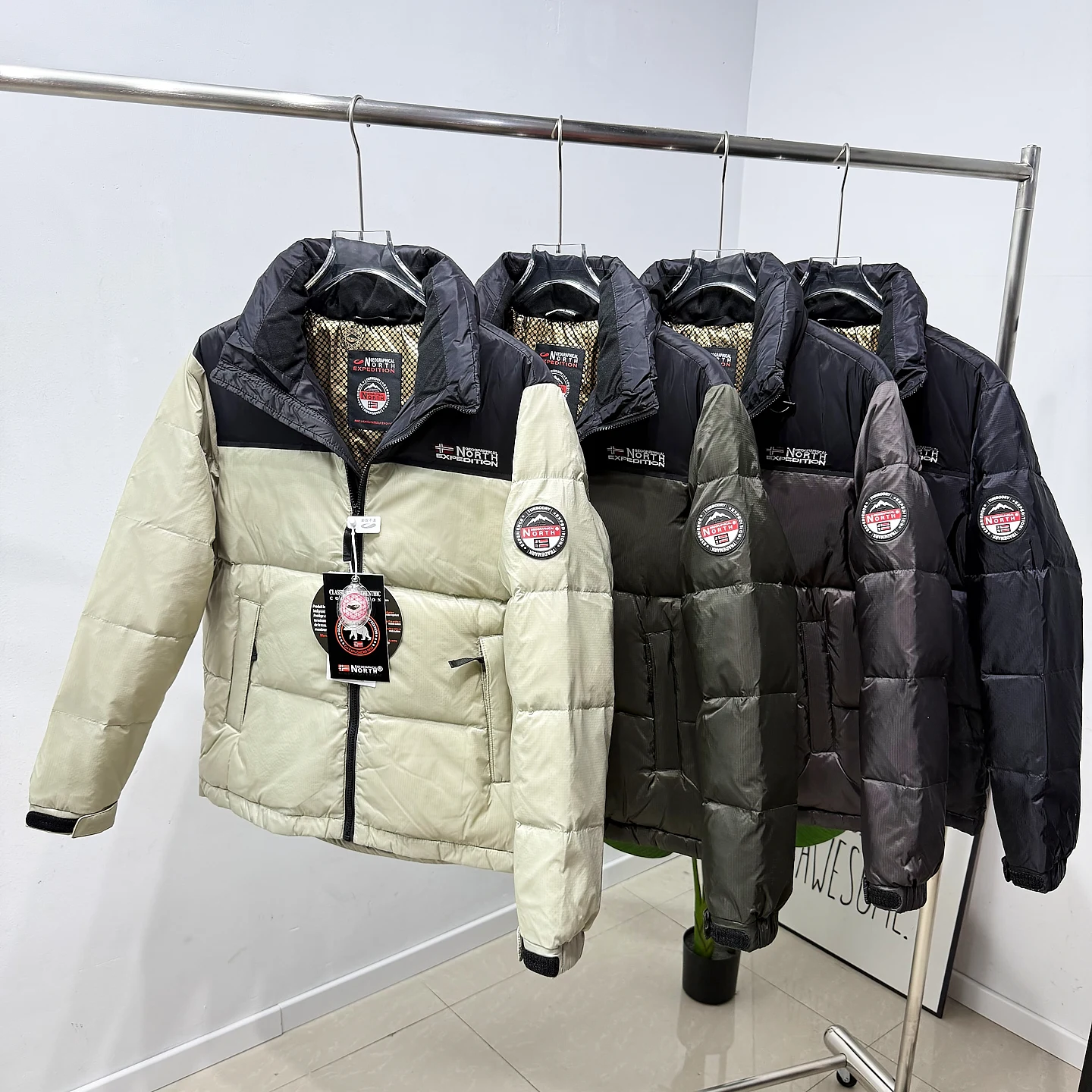 

Зимняя утепленная куртка Nordic Outdoor с технологией подогрева, 90% пух, повседневная, из полиэфирного волокна