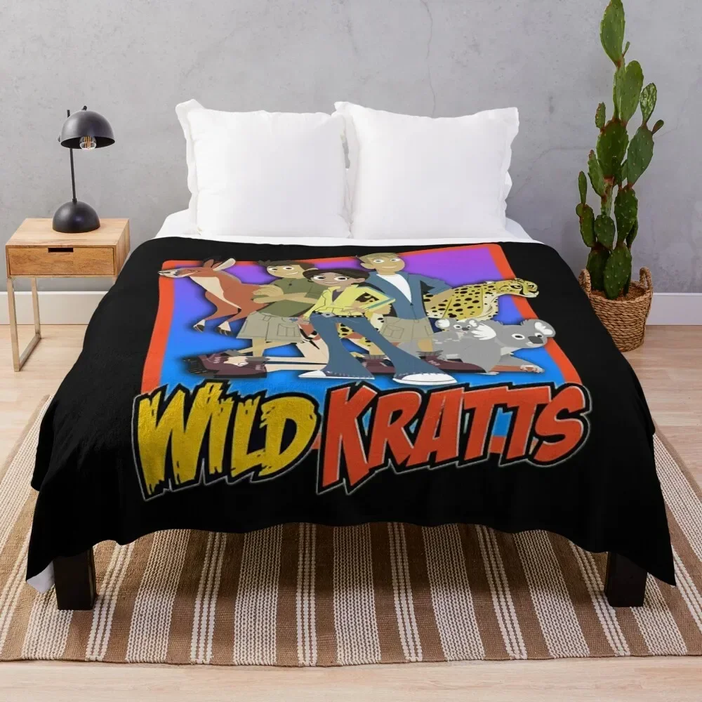 Wild Kratts Team Classic T-Shirt.png Throw Blanket