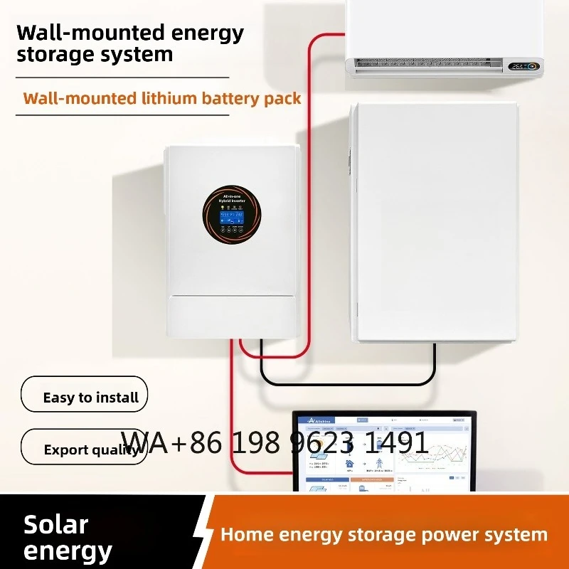 24V DC Off-grid Photovoltaic Complete Set Lithium Ion Battery Monocrystalline  System