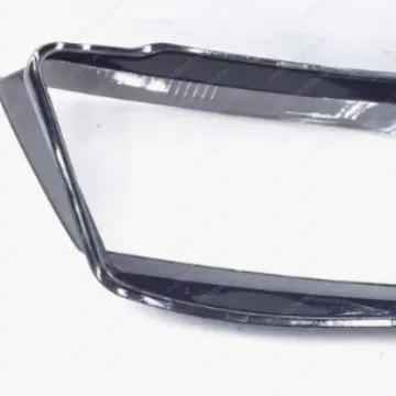 【For  A4L B8 2009-2012】Headlight Lens Cover Replacement, Two-Tone Black Housing Front Headlamp Assembly Outer Shell