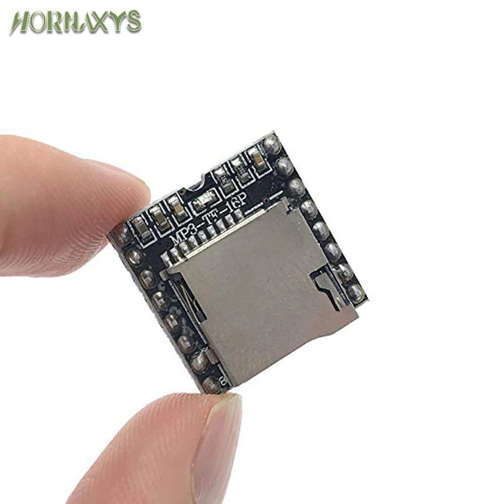 10/1pcs Dfplayer TF Card U Disk Mini MP3 DF Player Audio Voice Module IO/Serial Port/AD MP3-TF-16P For Arduino