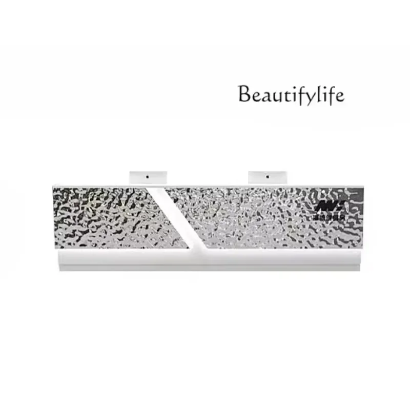X35 Nordic Custom Bar Stainless Steel Checkout Page Hairdressing Gym Reception Front Desk