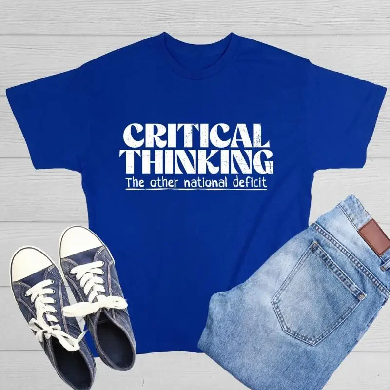 Critical Thinking Sarcastic Novelty S Funny Womens T Shirt