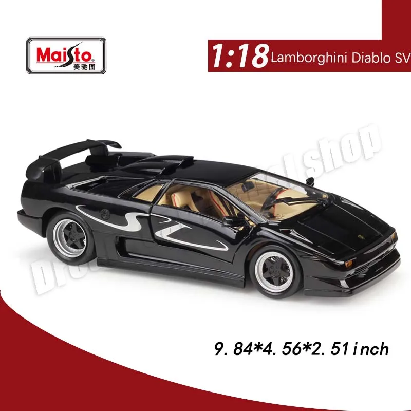 Limited Sale Maisto 1:18 Lamborghini Diablo SV Alloy Car Model Toys Die-cast Car Model Decoration Collectible Gift