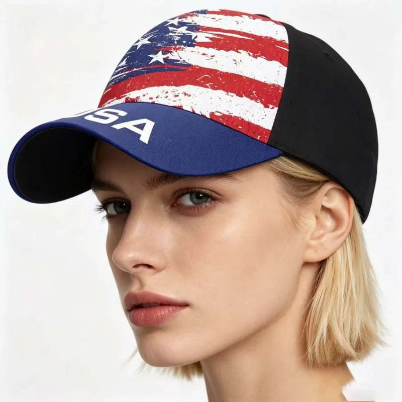USA Canada Colombia Flag Printed Baseball Cap Football Soccer Sports Fans Cheering Cap Sun Protection Premium  Hat Fashion Gorra