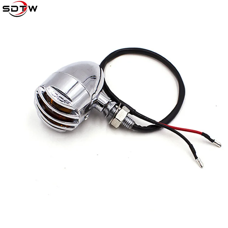 Retro Motorrad Drehen Befehl Licht Zubehör Zaun Galvanik Blinker