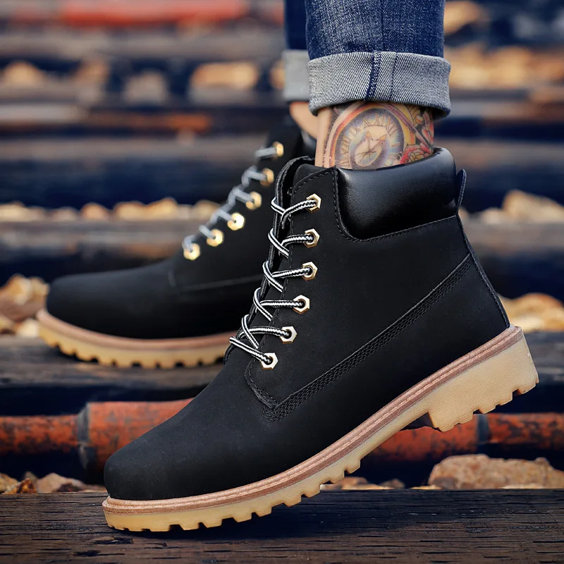Autumn Winter Boots Women High Top Boots Platform Ladies Ankle Booties Comfortable Woman Shoes Casual Female Mid Calf Botas