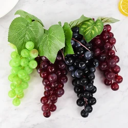 Artificial Grapes Simulation Fruits Grape Bunches for Home Kitchen Wine Decoration Wedding Party Table Centerpiece Decor Props