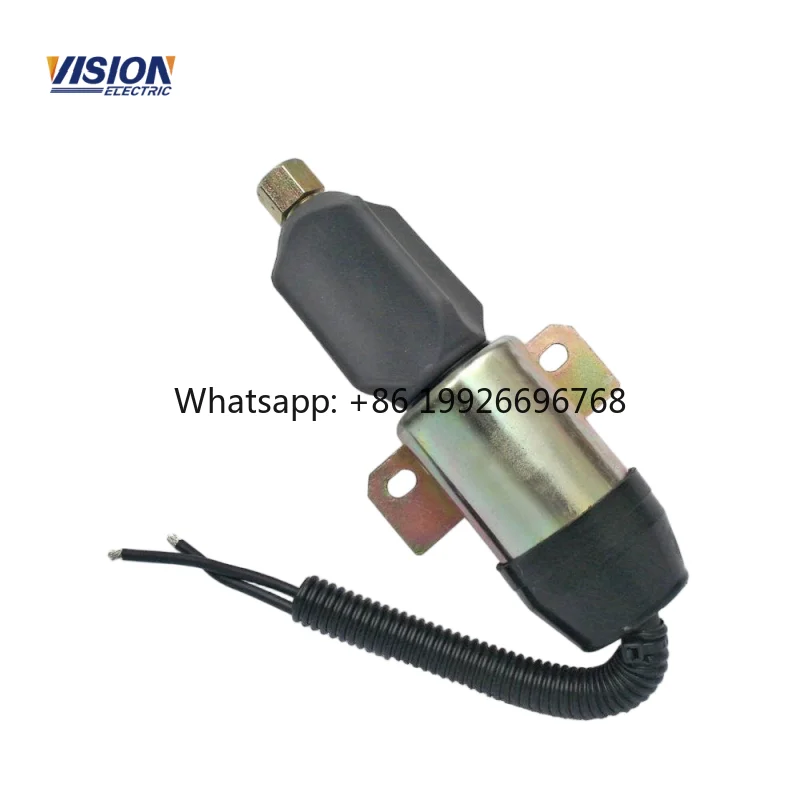 12v Diesel Engine Part Shut Down Stop Solenoid Valve New 237100 ED340000