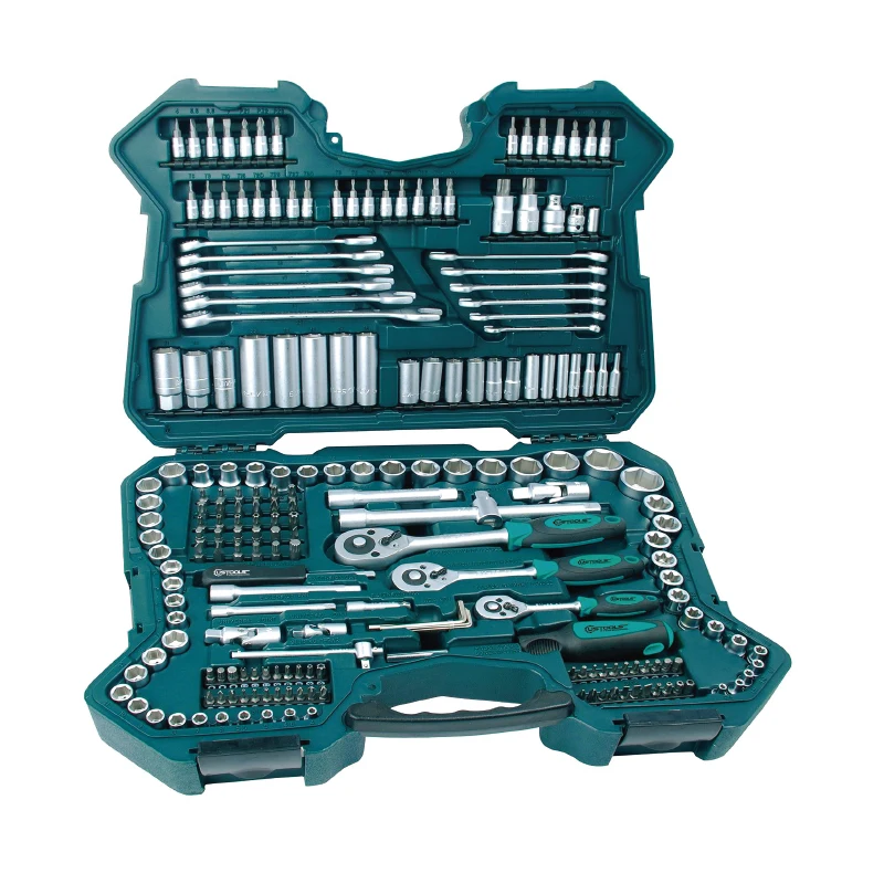 215pcs Car Repair Tool Ratchet Socket Spanner Set Socket Set Tool Kit All Carbon Steel With Heat Treatment Auto Repair Tool Sets