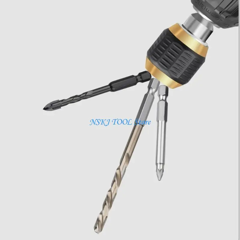 

L8rc Quick Changings держатель бита на 1/4 "шестнадцатеричный бит удлинение бита для отвертки.