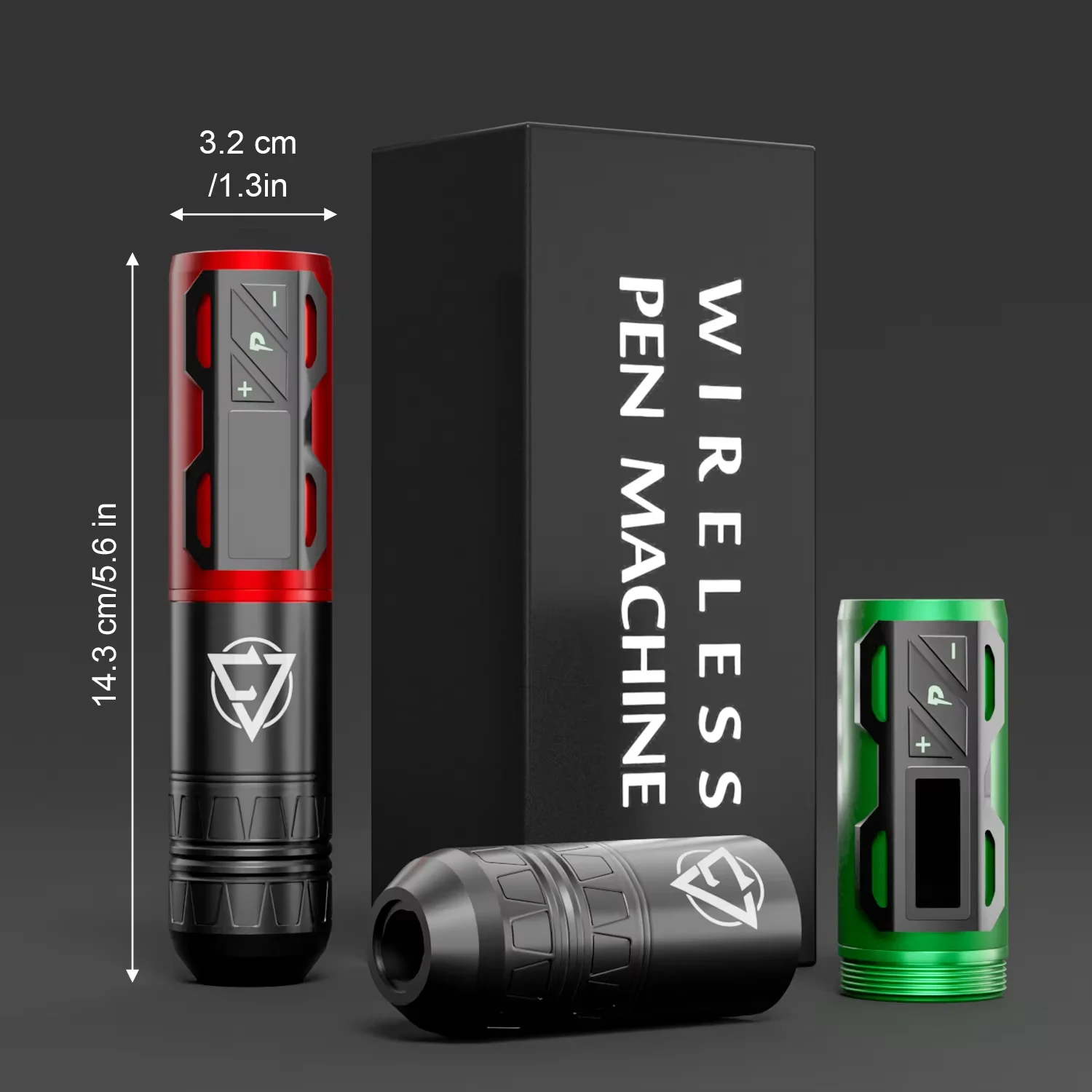 

Беспроводная ручка для тату-машины, 1800 мАч, аккумулятор большой емкости, двигатель с прямым приводом, ход 3,5 мм, светодиодный цифровой дисплей, принадлежности для татуировки