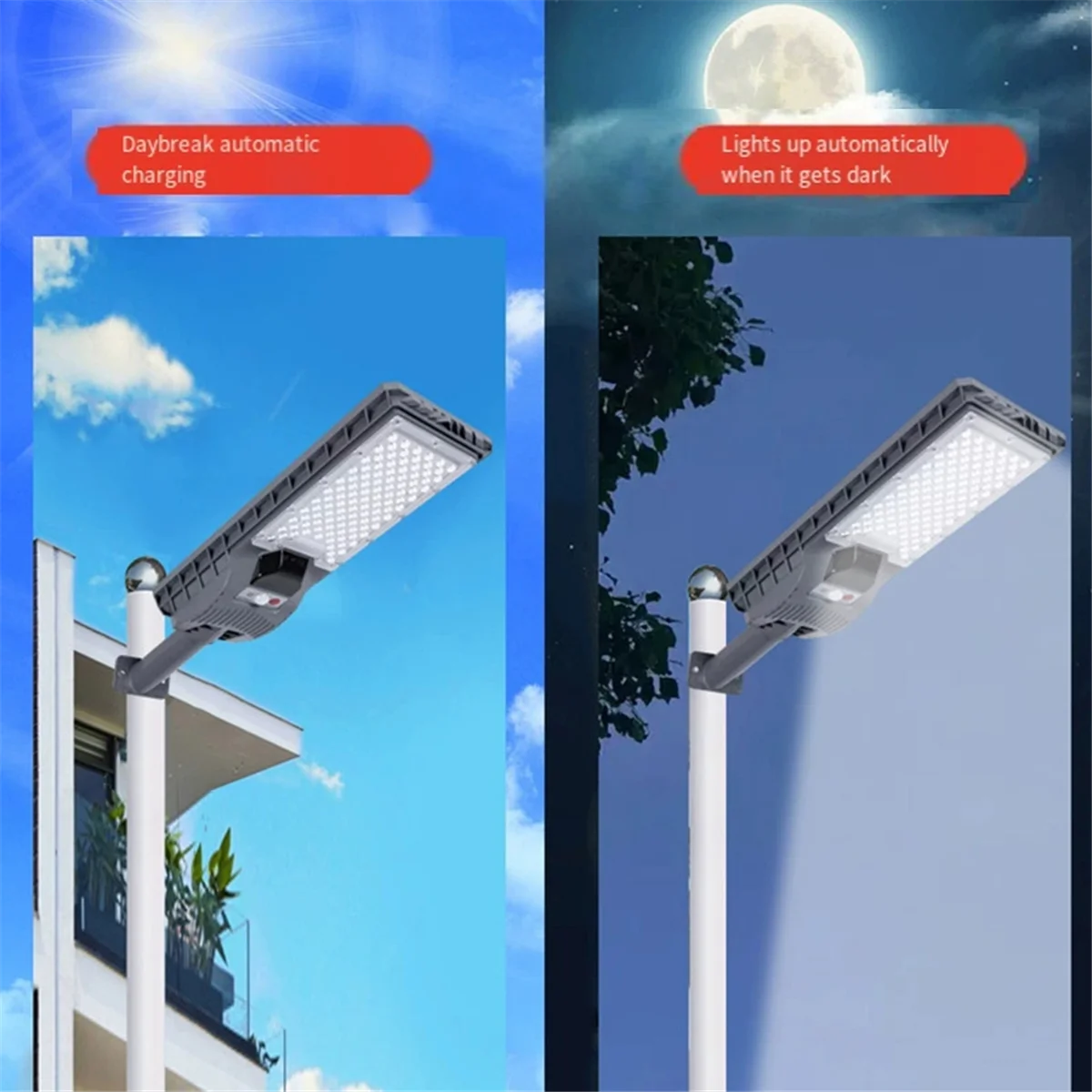 

ABJQ 600 Вт светодиодные уличные солнечные фонари с датчиком движения, настенная внешняя солнечная лампа, водонепроницаемый солнечный свет, уличный садовый светильник