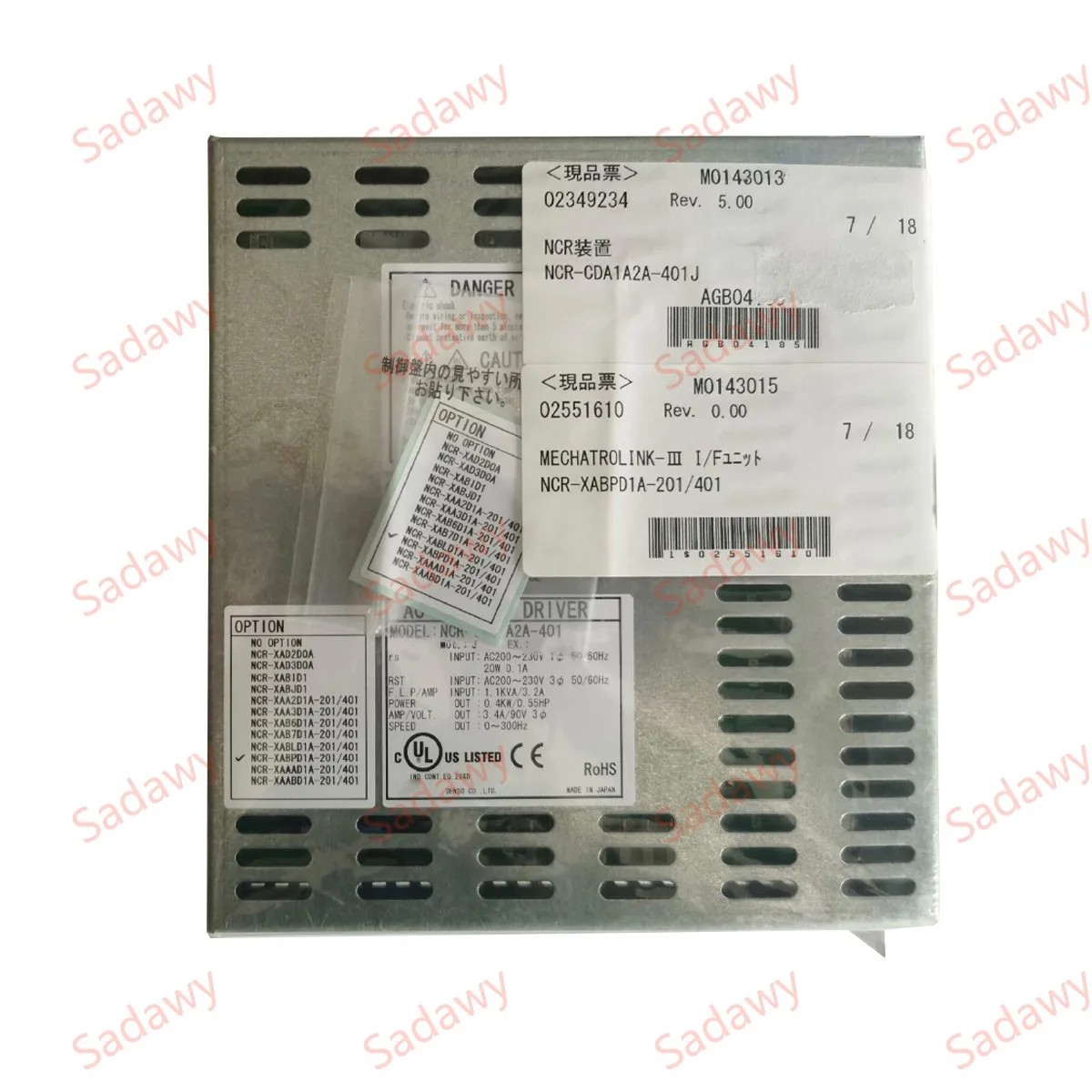 NI-KKI--DE-NSO Bekas dan Baru asli  DDA7A2A-801 CDA1A2A-801 CDA1A2A-401 CDA1A2A-201 CDA1A2A-101  Driver Servo
