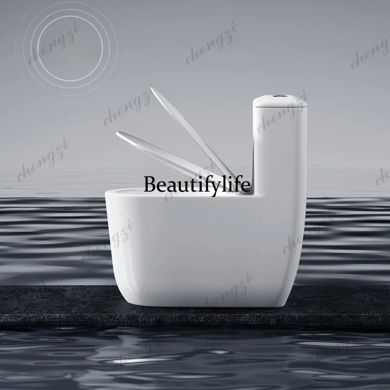Flush toilet, large impulse, super swirl siphon type, household water-saving homestay, hotel deodorant toilet