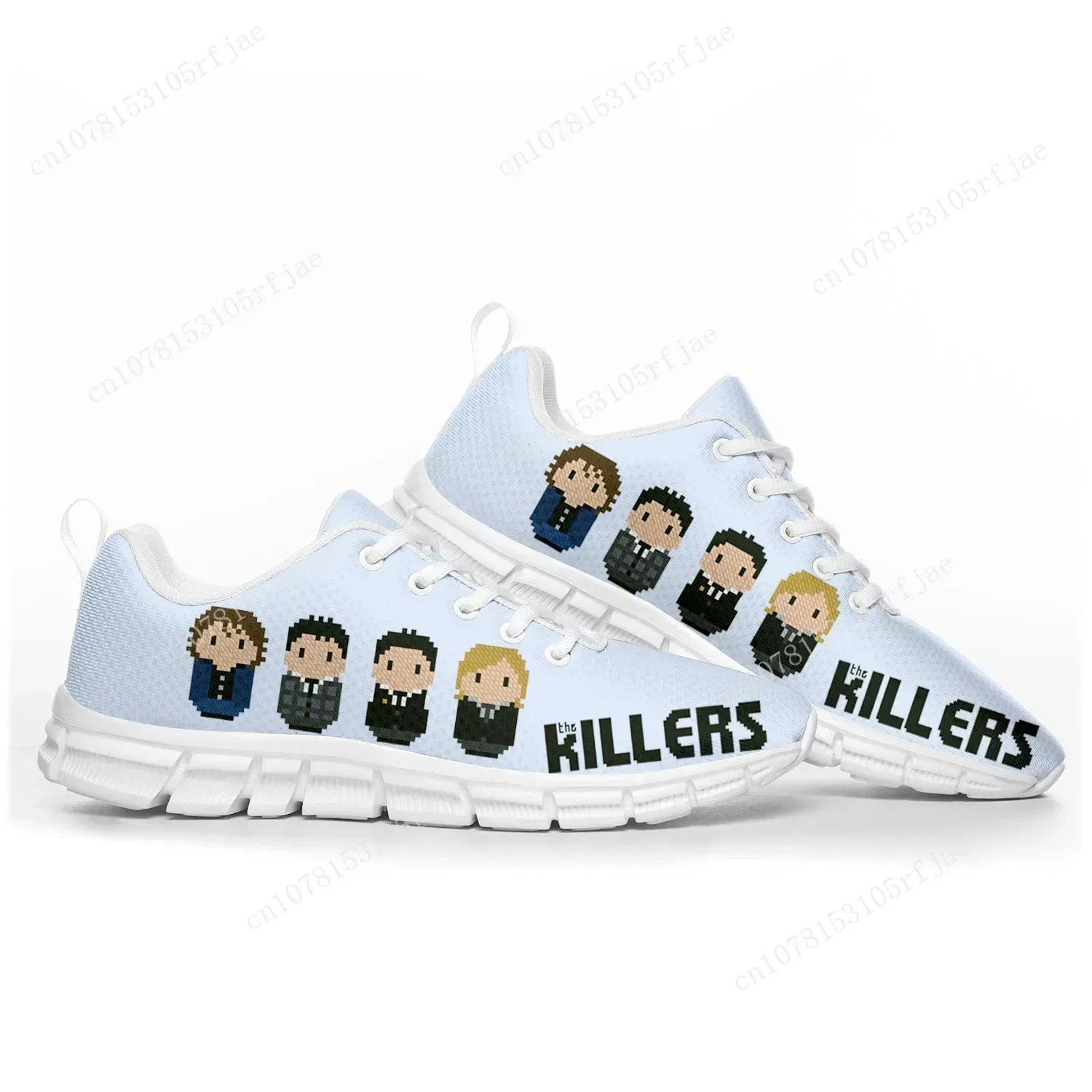 

The Killers Rock Band Pop Sports Shoes Mens Womens Teenager Kids Children Sneakers Casual Custom High Quality Couple Shoes White