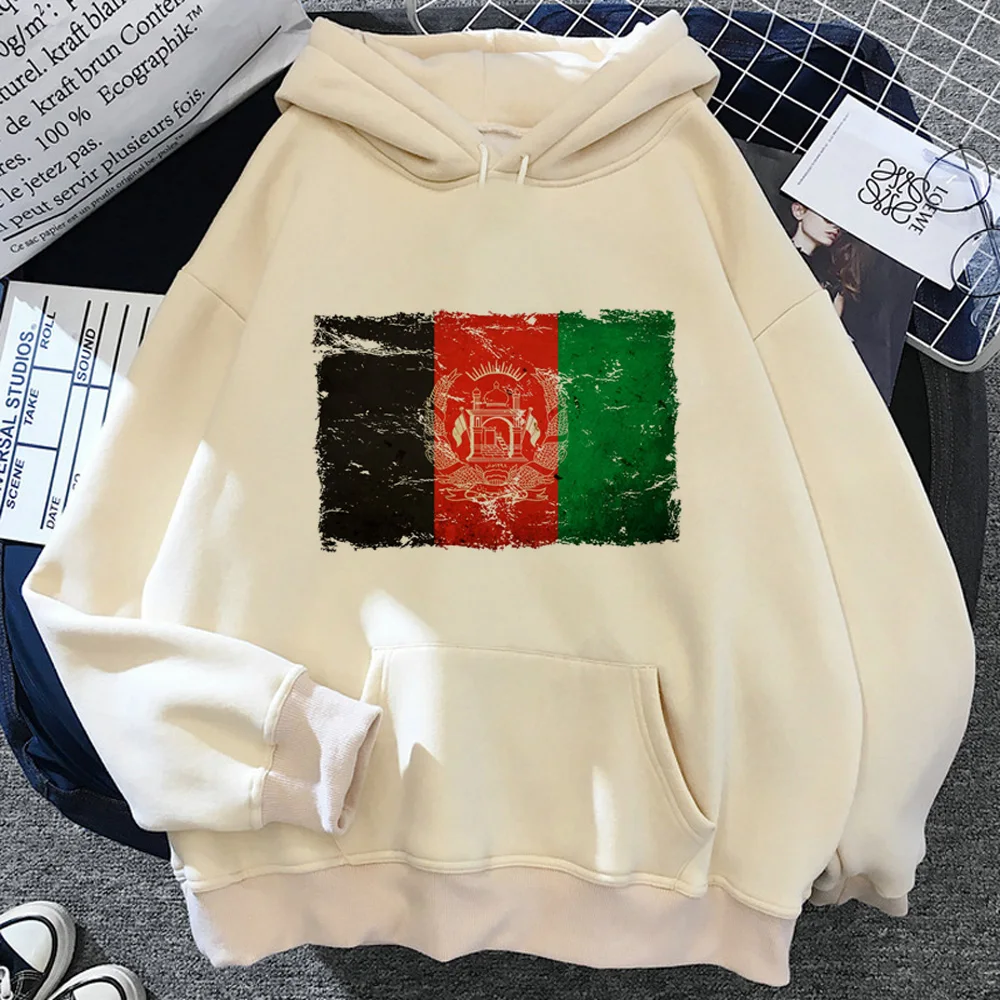 Afghanistan hoodies women aesthetic harajuku clothes Hood women vintage sweater