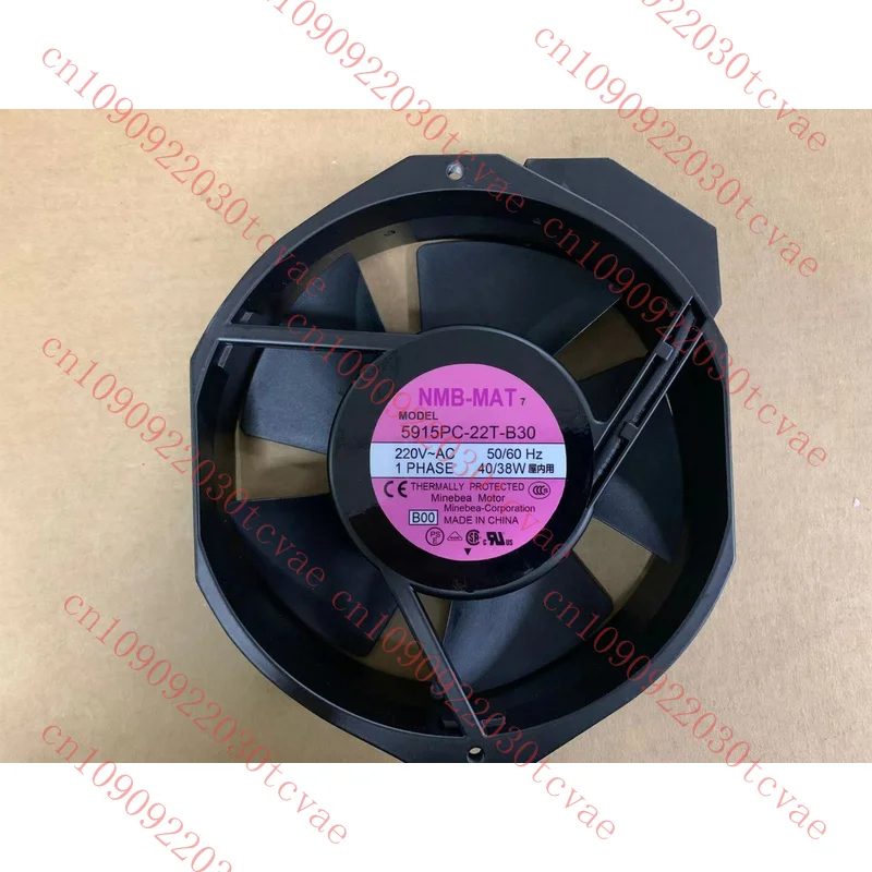 

For NMB 5915PC-22T-B30 fan 172*38mm AC 220V 40/38W Cooling Fan #M2350 QL