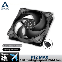 ARCTIC P12 Max, High-Performance 120mm Case Fan,PWM Controlled 200–3300 RPM,Optimised for Static Pressure,Fluid Dynamic Bearing