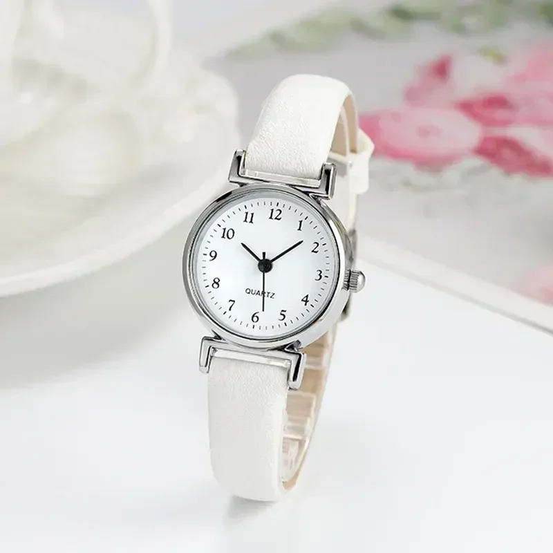 Hight qualidade quartzo relógio feminino moda de luxo pequeno mostrador relógios casuais relógio de pulso de couro para mulher casual relojes para mujer