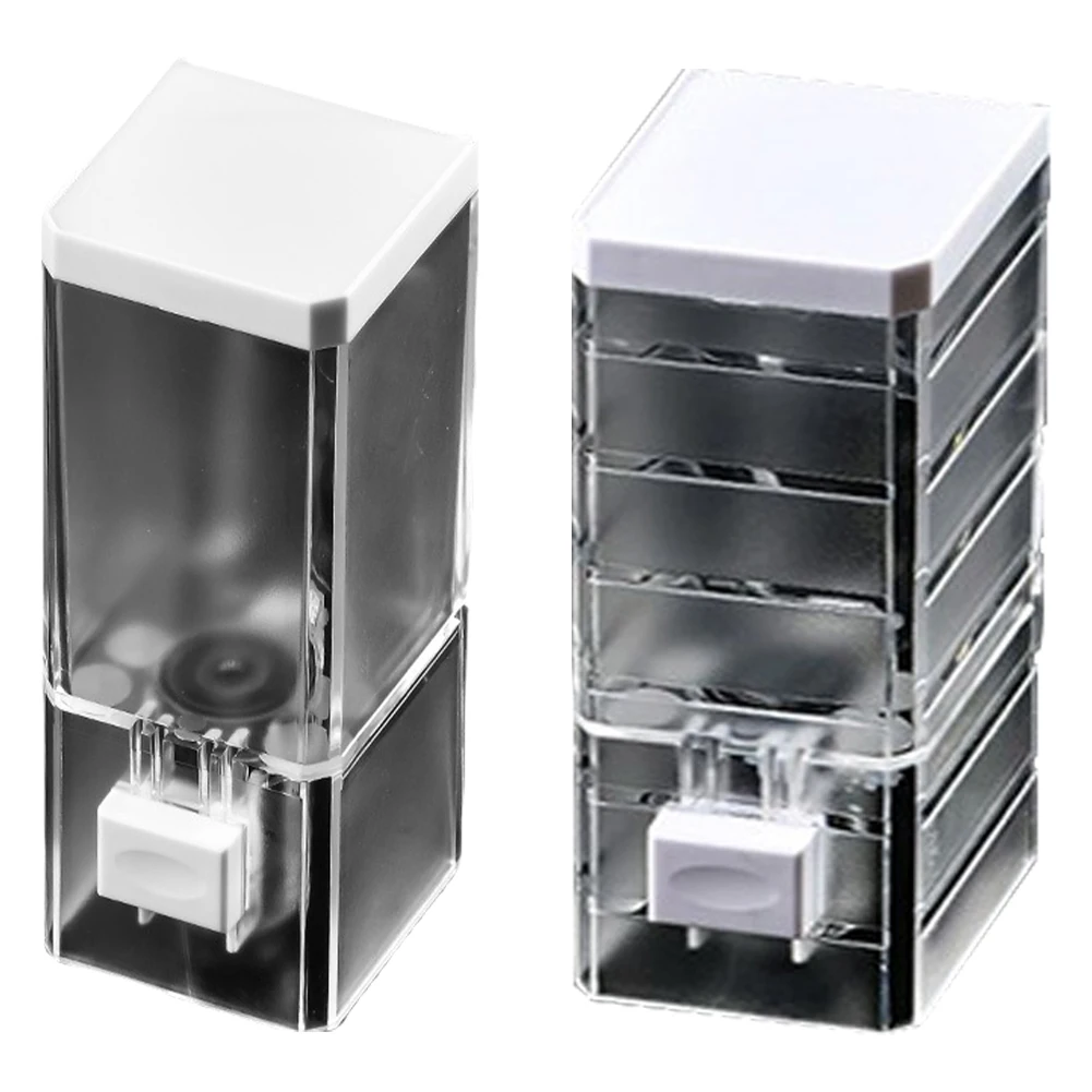 

Прозрачный дозатор мыла, настенный ручной пресс без перфорации для кухни, ванной комнаты