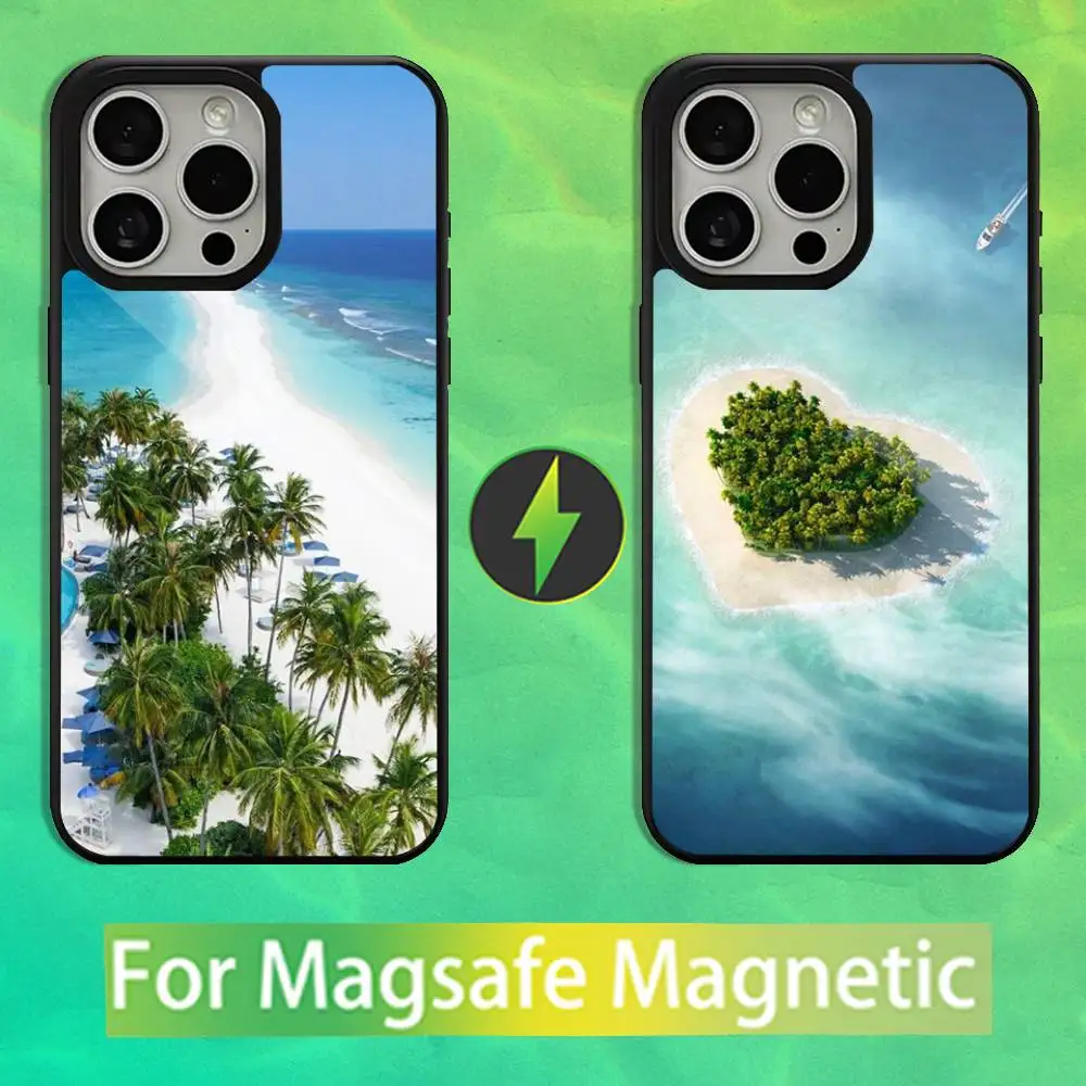 

Travel Map MALDIVES Phone Case For iPhone 16,15,14,13,12,11,Pro,Max,Plus,Mini,Magsafe,Magnetic Wireless Charging Case