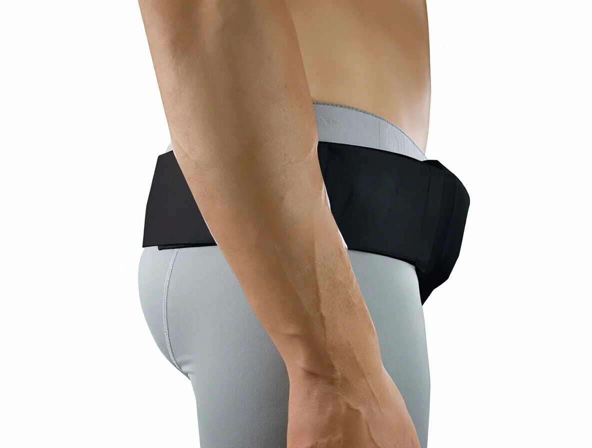 Adult Adjustable Inguinal Hernia Support Band Compression Small Intestinal Hernia Band for Medical Health Care