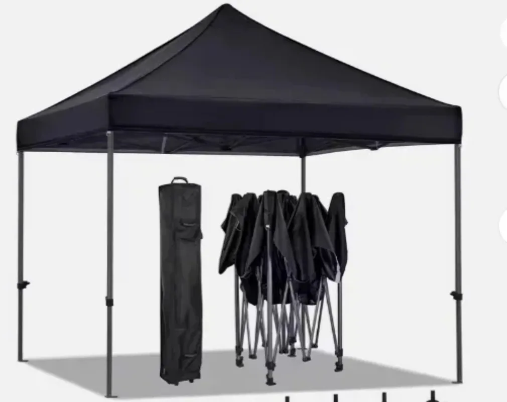 Folding Sunshade Outdoor Oxford Exhibition Aluminium Sports Folding Trade Show Canopy Tent Sunscreen and Rainproof