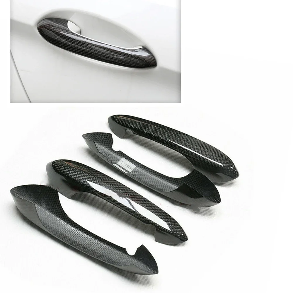 

New！For BMW G20 G01 G02 G05 G30 G38 G32 2018+ Dry Carbon Fiber Car Exterior Door Handle Cover Trim