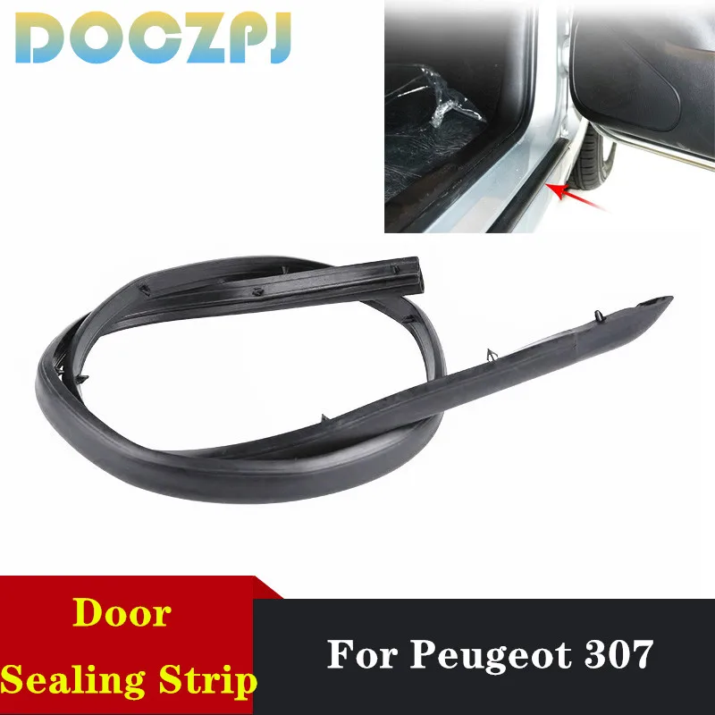 Car Door Weatherstrip Lower Sealing Strip Threshold Bead For Peugeot 307