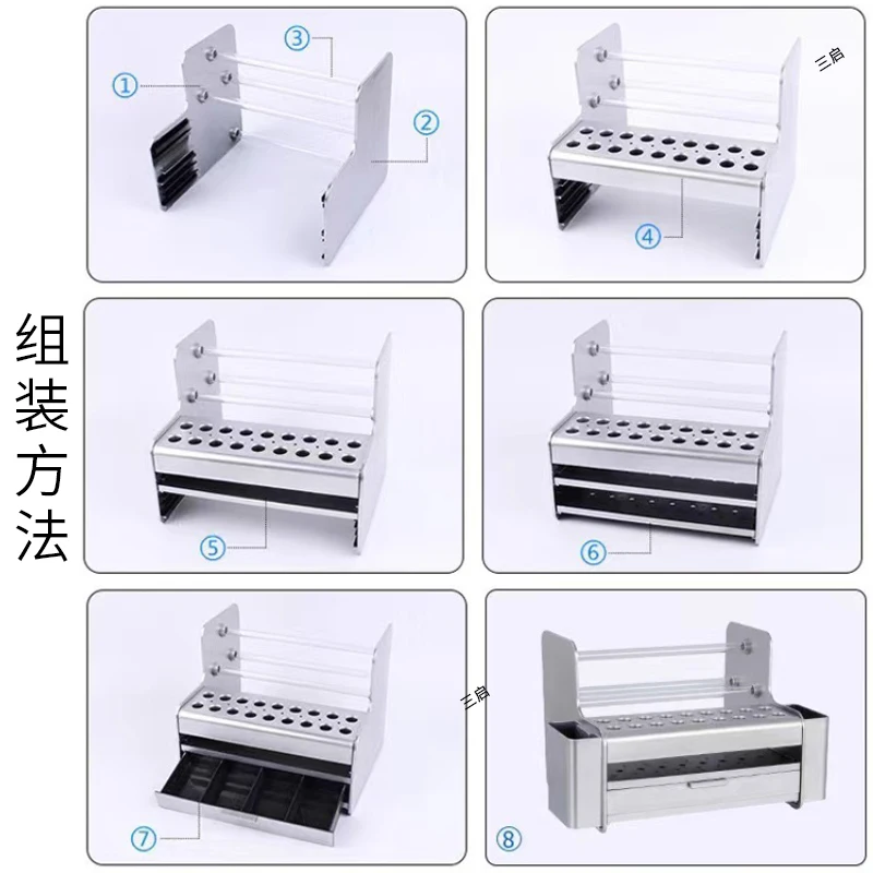 Multi-functional mobile phone repair tools storage box components finishing parts box screwdriver box desktop storage shelf