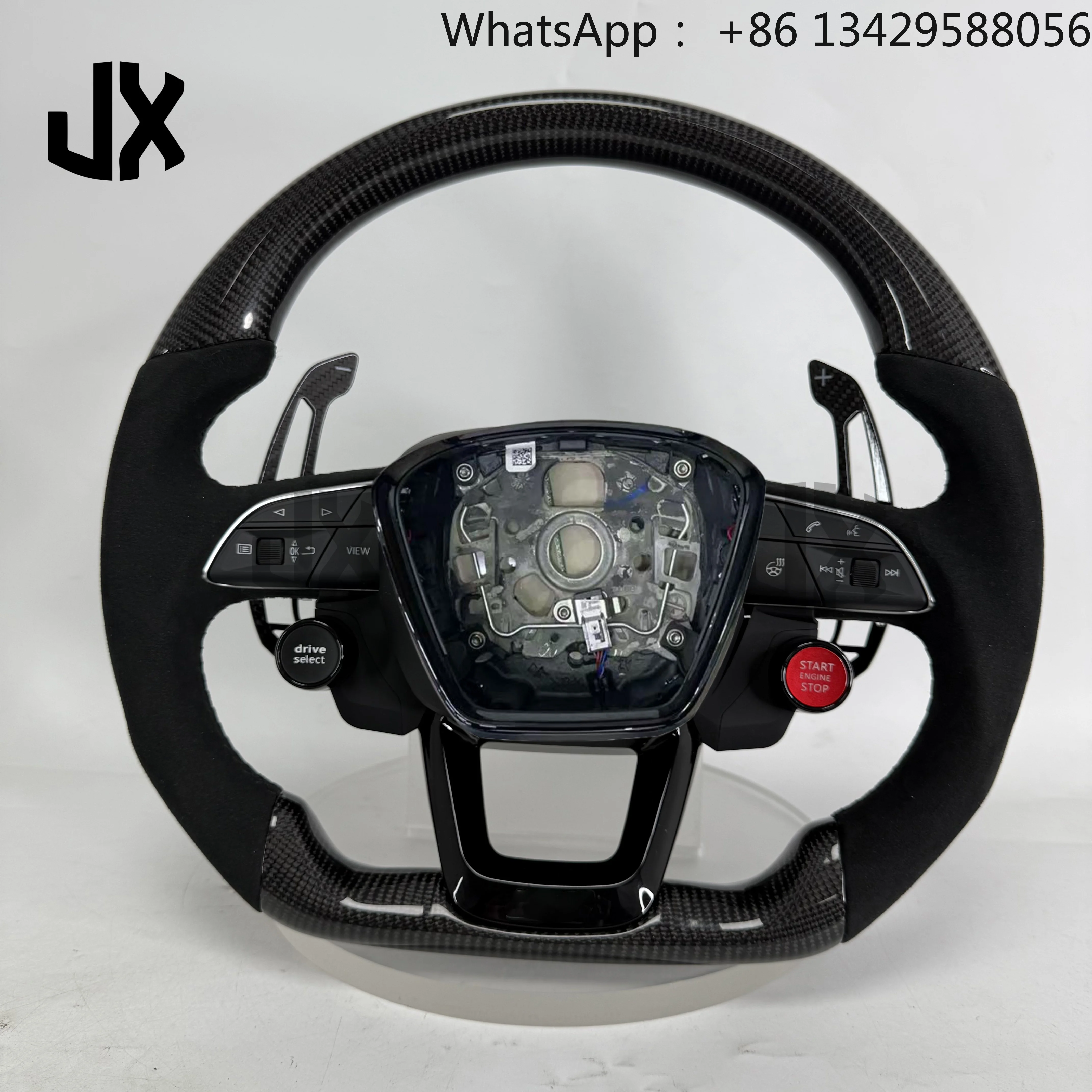 Carbon Fiber Steering Wheel for Audi Q3 Q5 Q7 Q8 Q5L Q7L RSQ7 QSQ5 RSQ8 RSQ3 SQ5 A1 A3 A4 A5 A6 A7 A8 B9 B8.5 B8 R8 TT S6 S7
