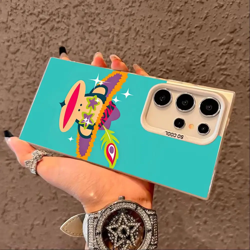 IP Cartoon Playful P-Paul Frank Handyhülle für SAMSUNG Galaxy S26 S25 S24 S23 S22 S21 S20 FE Plus Ultra Cover