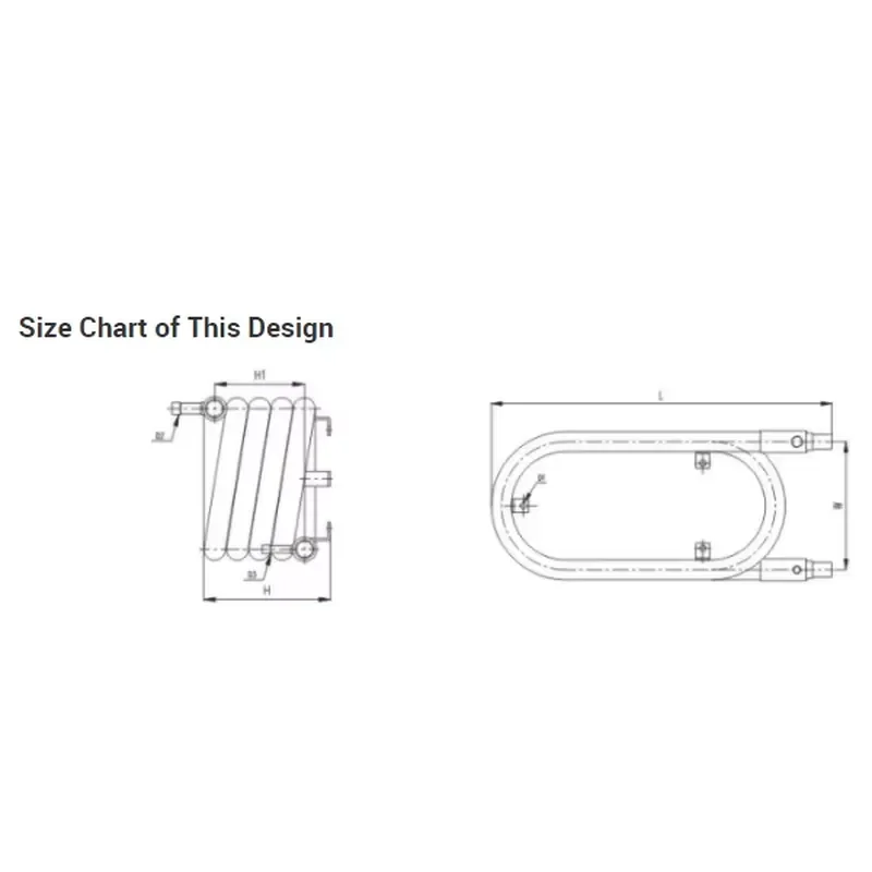 Efficient Custom Copper Coaxial Coil Heat Exchanger for Chillers/Condensers/Evaporators view 5