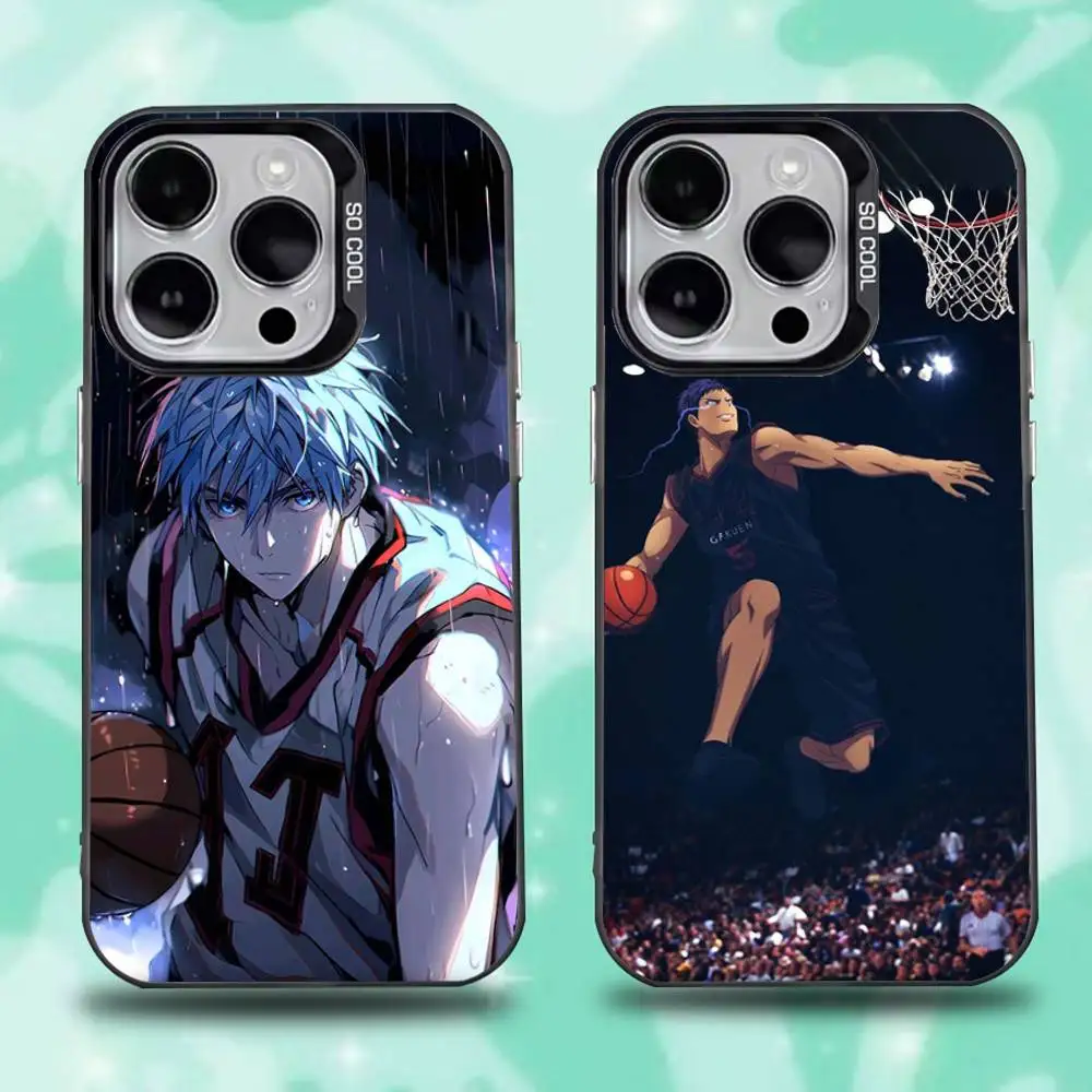 

Kuroko's B-Basketball Phone Case For iPhone 16,15,14,13,12,11,Mini,Pro,E,SE4,XS,MAX Black Candy Matte Cover