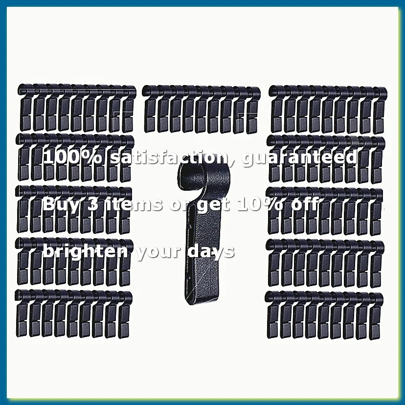 ●100Pcs Helmet Clips for Head Light Lamp,Hard Hat Accessories,Head Light Hook, Hard Hat Light Clips,Head Light Lamp Clips-A57M