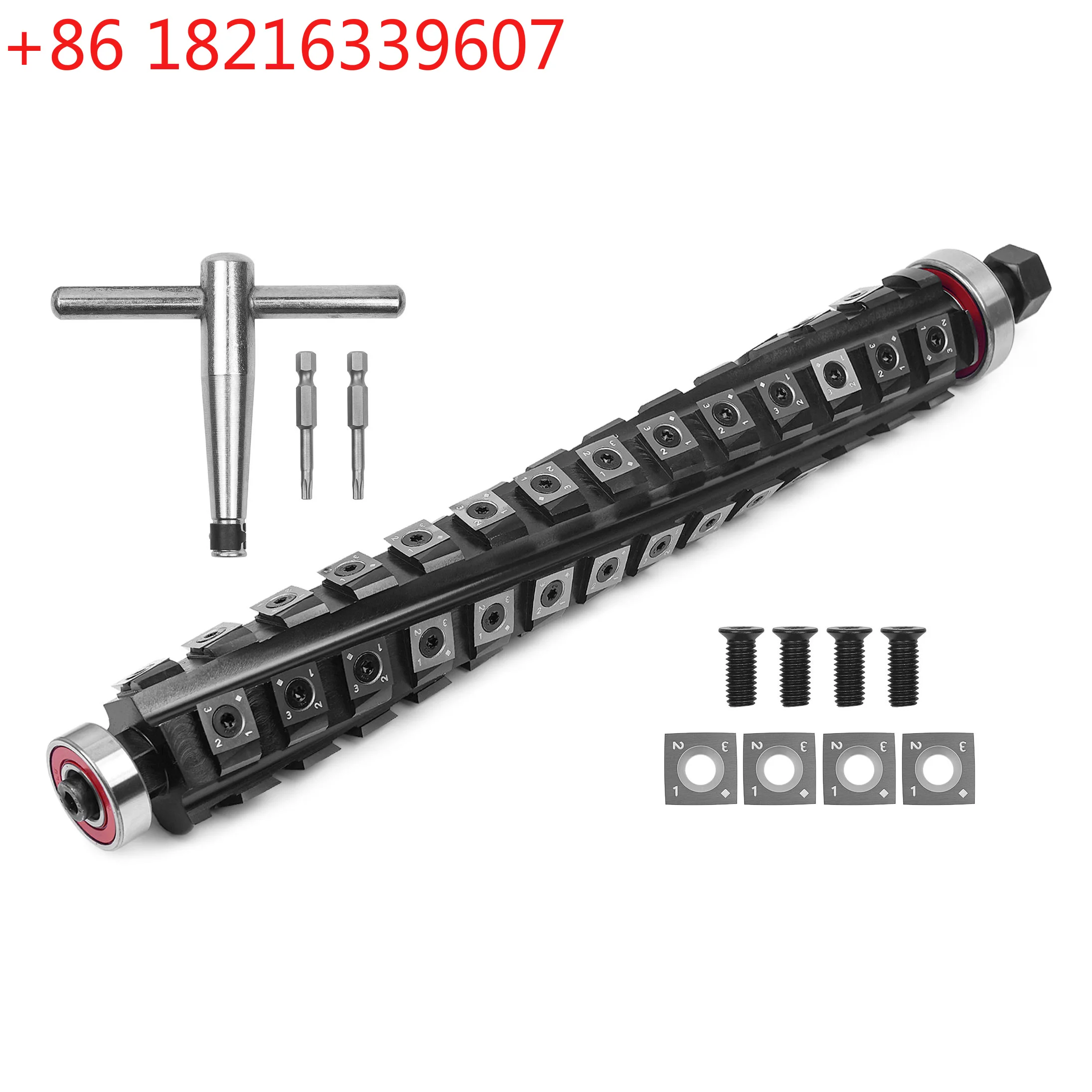 TAO SpeTool 13 Inch Helical Planer Cutter Head for DW735 DW735X DW735-XE Thickness Planer, Spiral Cutterhead 4 Rows