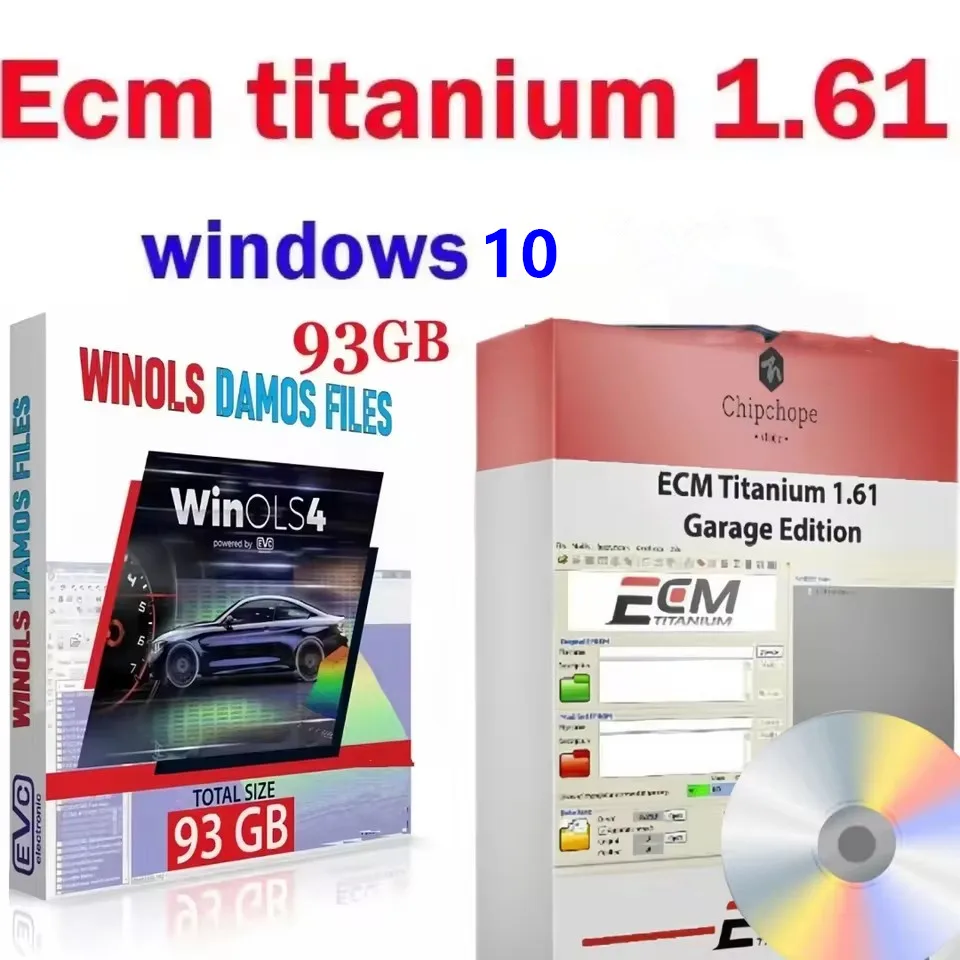 

2025 HOT NEW ECM TITANIUM 1.61 With 26000 + Driver ECM 18259+ Drivers for ecu tool + Winols4.7 Tuning Software windows 10