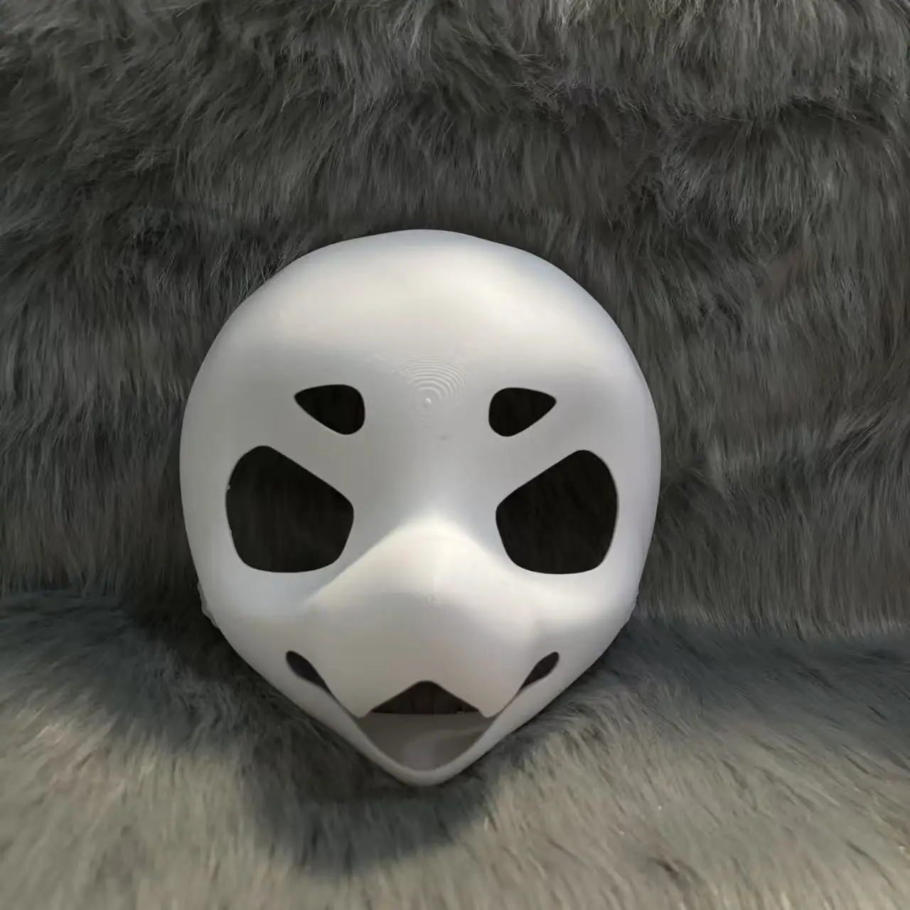 Mid To Long Snout Furry Kemono Base Mask 3D Printing of Wolf, Dragon, Dog, Universal Animal Skull